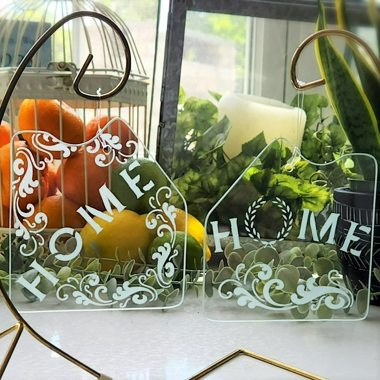 Glass Etching: Housewarming Gifts